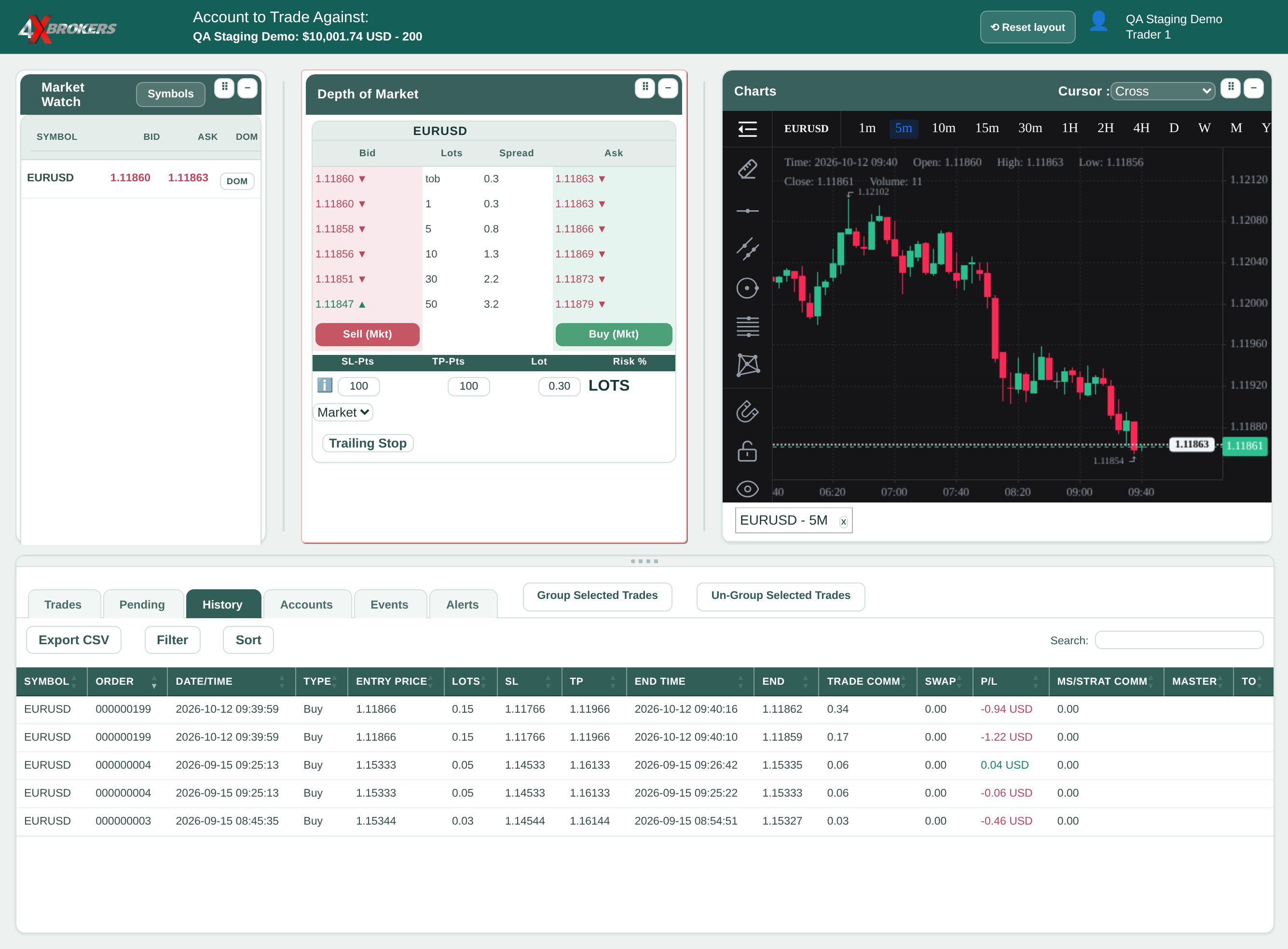 View Your Trade History — step 3