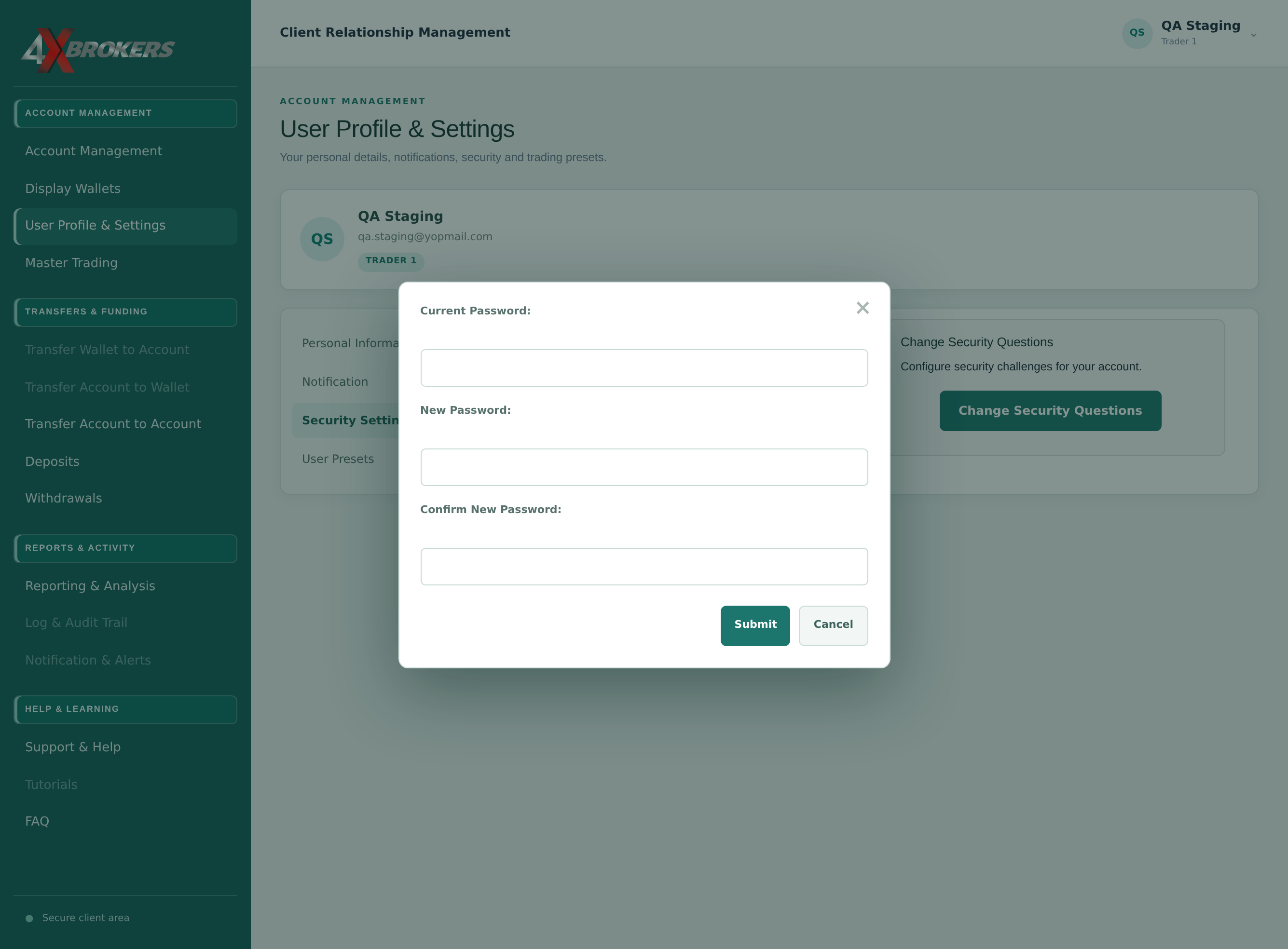 Change Your Password or Security Questions — step 6