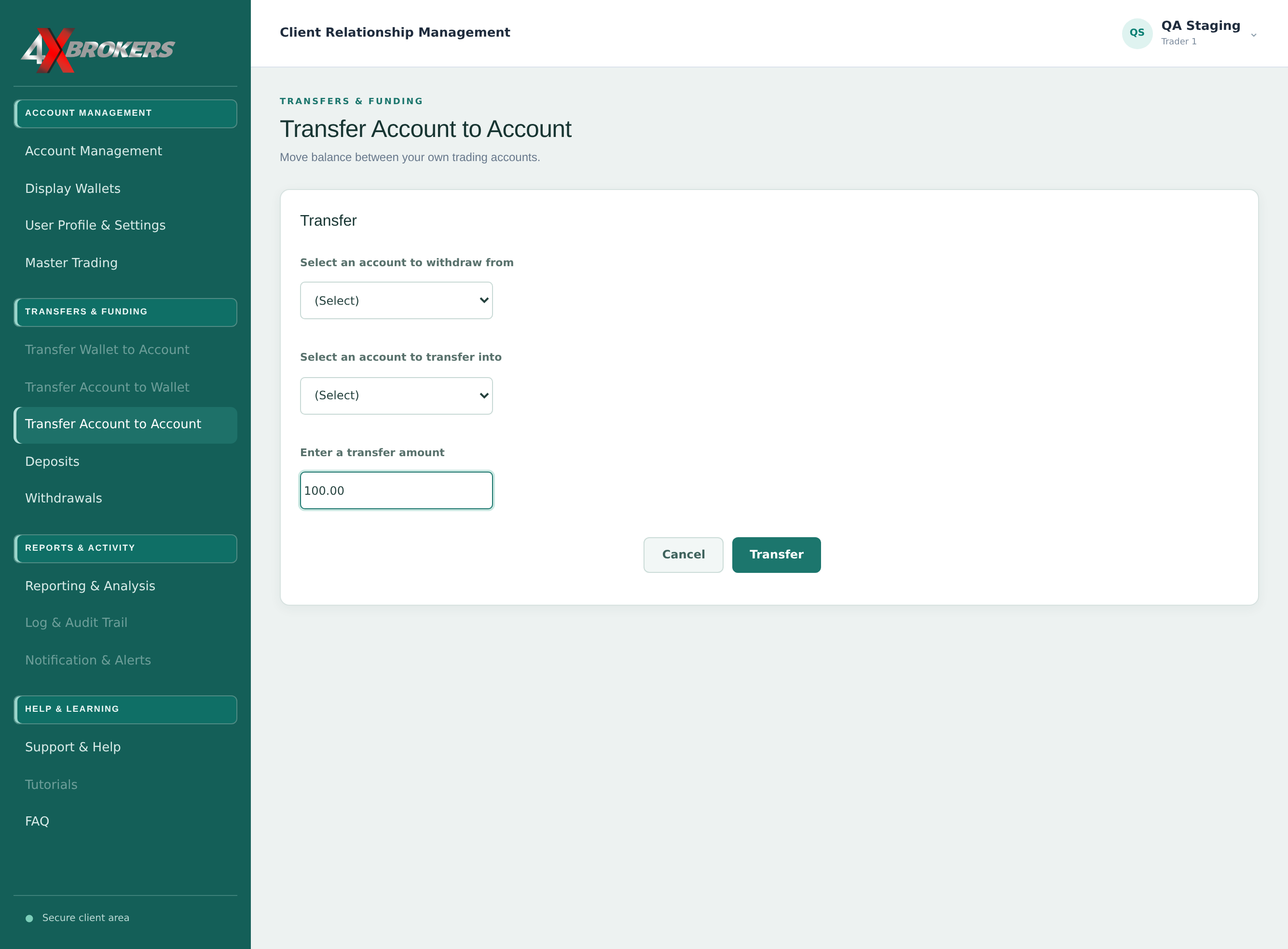 Transfer Funds Between Your Accounts — step 5